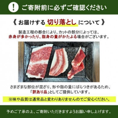 訳あり 熊本県産 あか牛 切り落とし 焼肉 800g(南小国町)