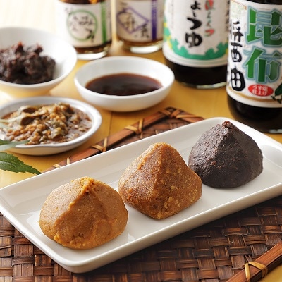 北海道十勝 醗酵食品「味噌三昧セットB」(味噌5種と醤油2種)
