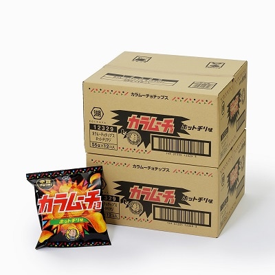 北海道 十勝 本別町 湖池屋 「カラムーチョチップス」12袋×2箱