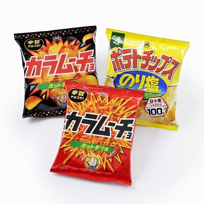 湖池屋「のり塩・カラムーチョセット」各12袋1箱