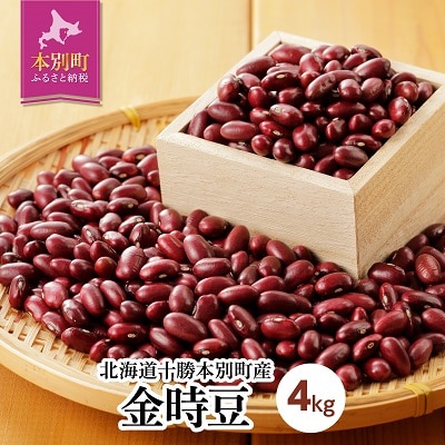 北海道十勝　令和7年本別町産　金時豆約4kg
