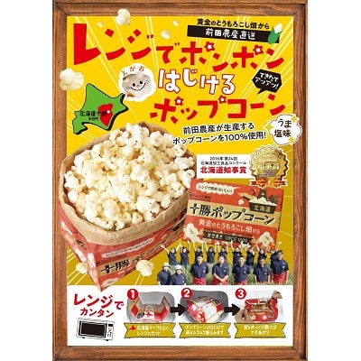 北海道十勝　前田農産黄金のとうもろこし「十勝ポップコーン」10袋×2箱