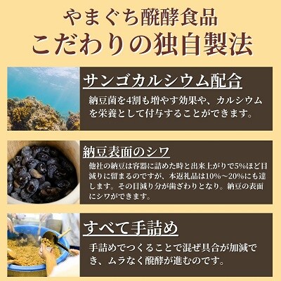 北海道十勝本別町キレイマメ黒豆納豆35g×6個セット