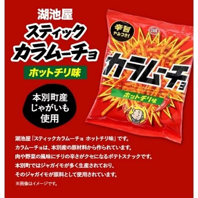 北海道 十勝 本別 湖池屋 「スティックカラムーチョ」12袋×3箱