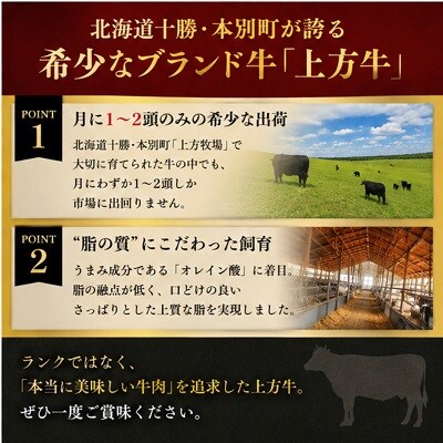 北海道本別町産黒毛和牛上方牛味付けカルビ 500g