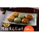 【全国菓子大博覧会受賞 】月山まんじゅう詰合せ (15個) 3種 黒糖・よもぎ・みそ