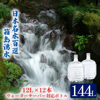 群馬の名水 箱島湧水エアL 12L×12本[No.5819-0234]  | ふるさと納税のお礼品