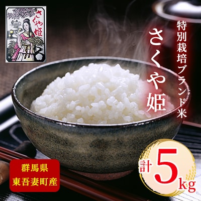 【東吾妻町産】特別栽培ブランド米 さくや姫 5kg[No.5819-0344]