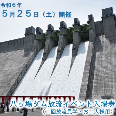 【令和6年5月25日(土)開催】八ッ場ダム放流イベント入場券[No.5819-0358]