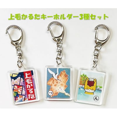 上毛かるたキーホルダー3種セット[No.5819-0367]