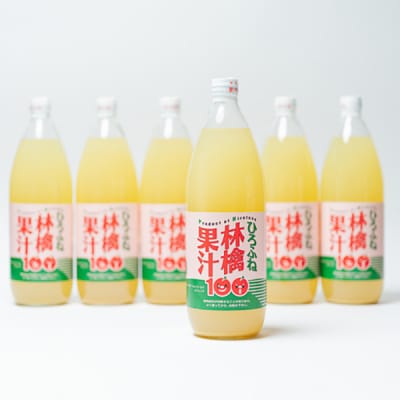 ひろふね林檎果汁100%(ブレンド1L×6本入り)