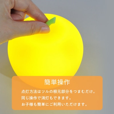 アップルライト(赤・黄・緑)3個セット【LEDランタン】