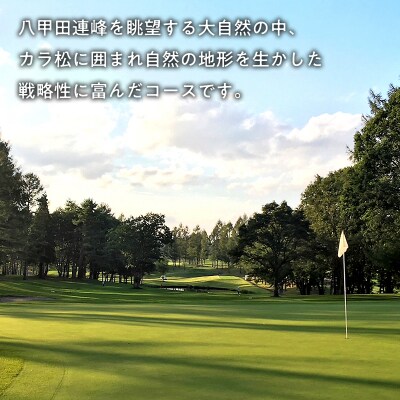 びわの平ゴルフ倶楽部利用券3,000円分