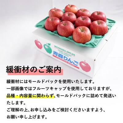 【1~3月発送】 吹田りんご園　山の完熟サンふじ・王林約3kg【青森りんご・平川市広船産】