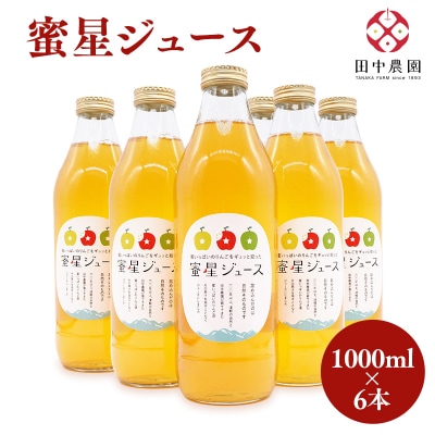  100年の歴史 蜜星ジュース 1L×6本 