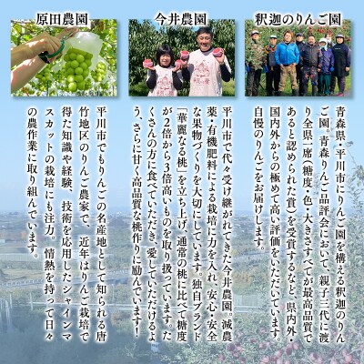 ひらかわフルーツ満喫便　3回定期コース