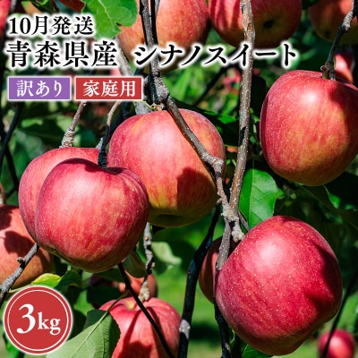 2026年10月発送　【訳あり】家庭用シナノスイート 約3kg【原田農園】