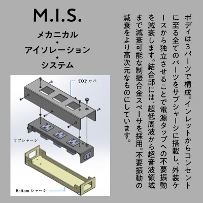 電源タップ Crystal 6.1