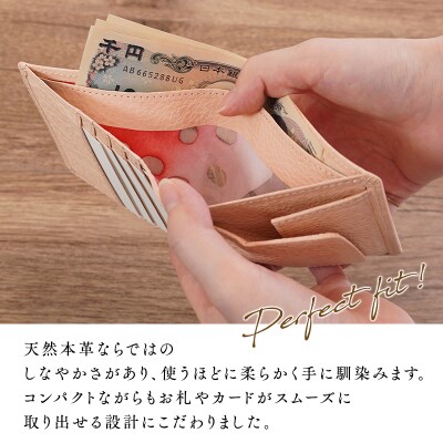 本革 折りたたみ財布(ねぷた絵入り)