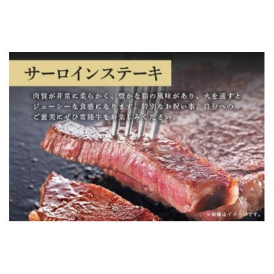 常陸牛　サーロインステーキ500g(250g ×2)C09-011