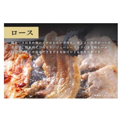 ローズポーク　ロース焼き肉用(3mm)500g　C09-012