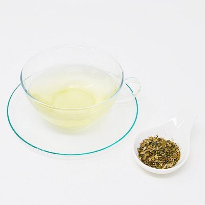 「緑茶+レモンマートル」　緑茶つゆひかりとレモンマートルのブレンド