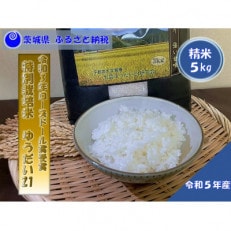 令和5年産【いばらき米の極み頂上コンテスト受賞米】特別栽培米「ゆうだい21」精米5kg