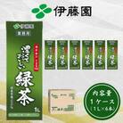 伊藤園 濃厚な味わいを楽しむ 濃くておいしい緑茶 1ケース(1L×6本) 業務用 紙パック