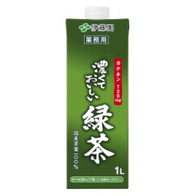 伊藤園 濃厚な味わいを楽しむ 濃くておいしいお茶 1ケース(1L×6本) 業務用 紙パック