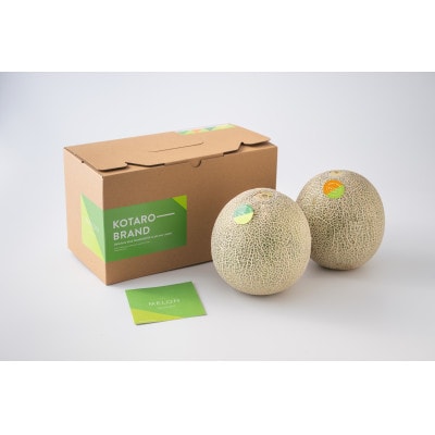 KOTARO-BRAND イバラキング&クインシーメロンセット4L(各1玉)