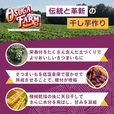 オオスガファーム 全国ほしいもグランプリ2026 グランプリ受賞 干し芋 平干し 計1.2kg