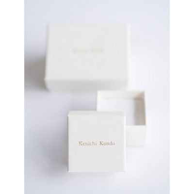 Kenichi Kondo　パール付き七宝ピアス・三角