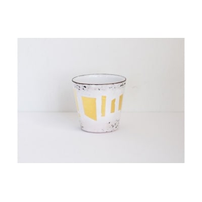 Kenichi Kondo　七宝ぐい呑　黒白ペア【四角】