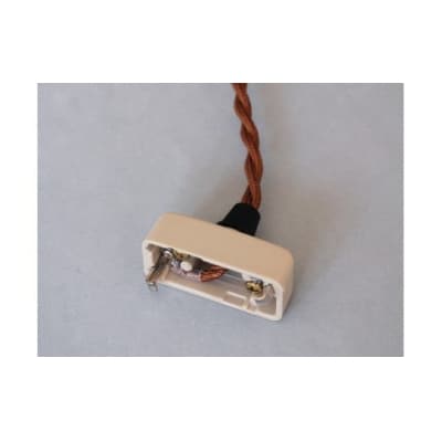 Kenichi Kondo　七宝の灯り　七宝ランプシェード(Low・水色(外側)×白(内側))