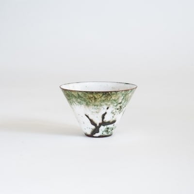 石戸蒲ザクラ100周年記念 Kenichi Kondo 七宝ぐい呑み  凛