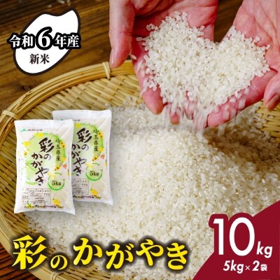 【令和6年産】埼玉県産 彩のかがやき 10kg(5kg×2袋)