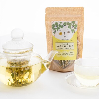 北本産クワの葉をブレンドしたハーブセラピーティー [大小] 4袋セット 計26g