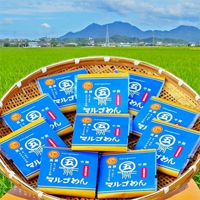 【発送月固定定期便】マルゴめん中間産米麺(プレーン)10食(中間市)全4回