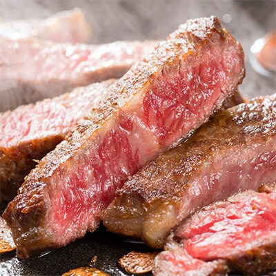 【発送月固定定期便】博多和牛A5～A4 　ステーキ食べ比べセット(中間市)全3回