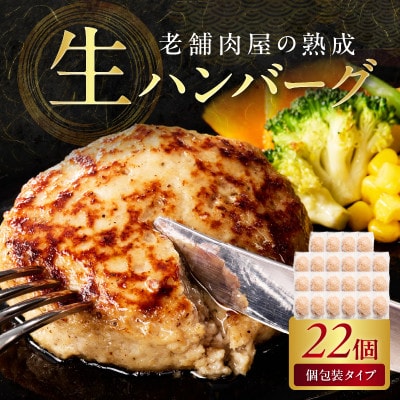 博多和牛手ごね生ハンバーグ22個