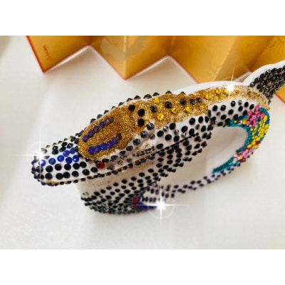 2024年(きのえたつどし)黒龍:屏風台座付き開運置物