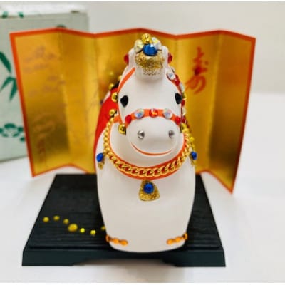 2026年度金運丙午白馬くら(屏風、盆　木札付き)1点