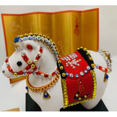 2026年度金運丙午白馬くら(屏風、盆　木札付き)1点