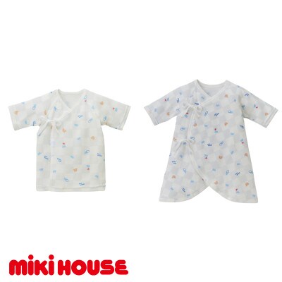 新品・未使用＞MIKI HOUSE コンビ肌着&短肌着 2枚セット 50