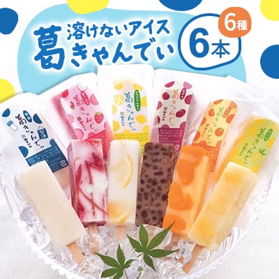 溶けないアイス　葛きゃんでぃ6本入り