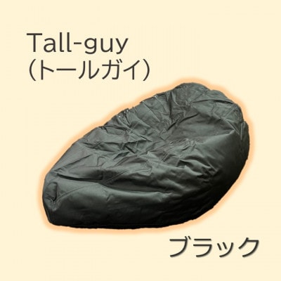 1人掛け屋内外兼用ビーズソファ Tall-guy(トールガイ)　ブラック