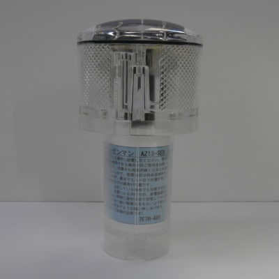 太陽電池式LED警告灯アンゼンマン　青