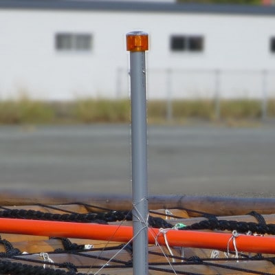 太陽電池式LED警告灯アンゼンマン　青