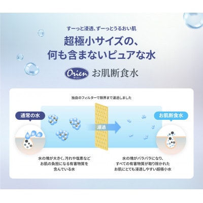 【毎月定期便】お肌断食水ローション　詰替え用 500ml 2本セット全6回