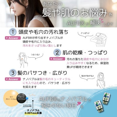 ワンストップ付AUFBシャワーヘッド